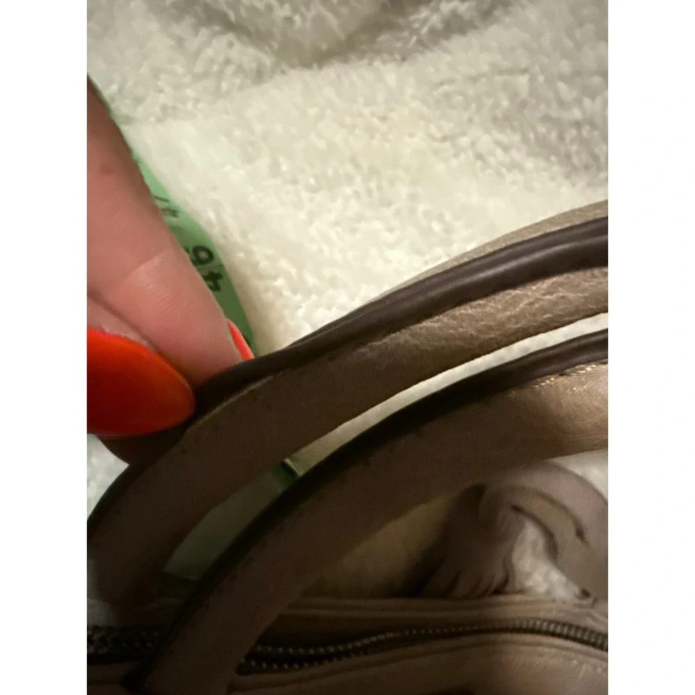Unbranded taupe faux